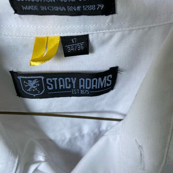 Stacy Adam’s White Dress Shirt - Picture 3 of 3